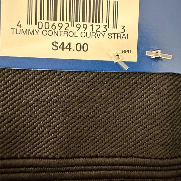 Apt 9 Jeans Womens 8 Blue Denim Curvy Straight Slimming Tummy Waistband Pants - Picture 15 of 16